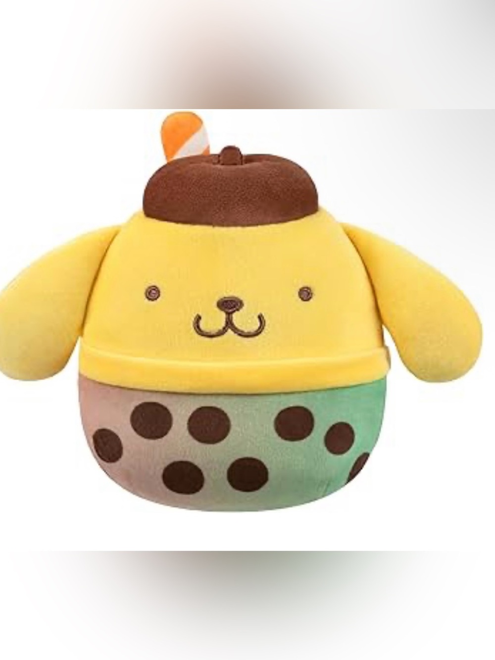 SQUISHMALLOW 5” “POMPOMPURIN” BOBA PLUSH